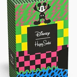 NEW HAPPY SOCKS X Disney VHS Kids 2PK Sock Gift Set 0-12 months - SALE - Picture 1 of 3