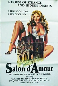 ¡SALON D'AMOUR es erótico! ADULTO XXX - Colette Marevil & Denise Fevier - póster - Imagen 1 de 1