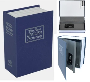 Book Safe Lock Money Cash Sentry Hidden Secret Box Home Storage Vault - Picture 1 of 13