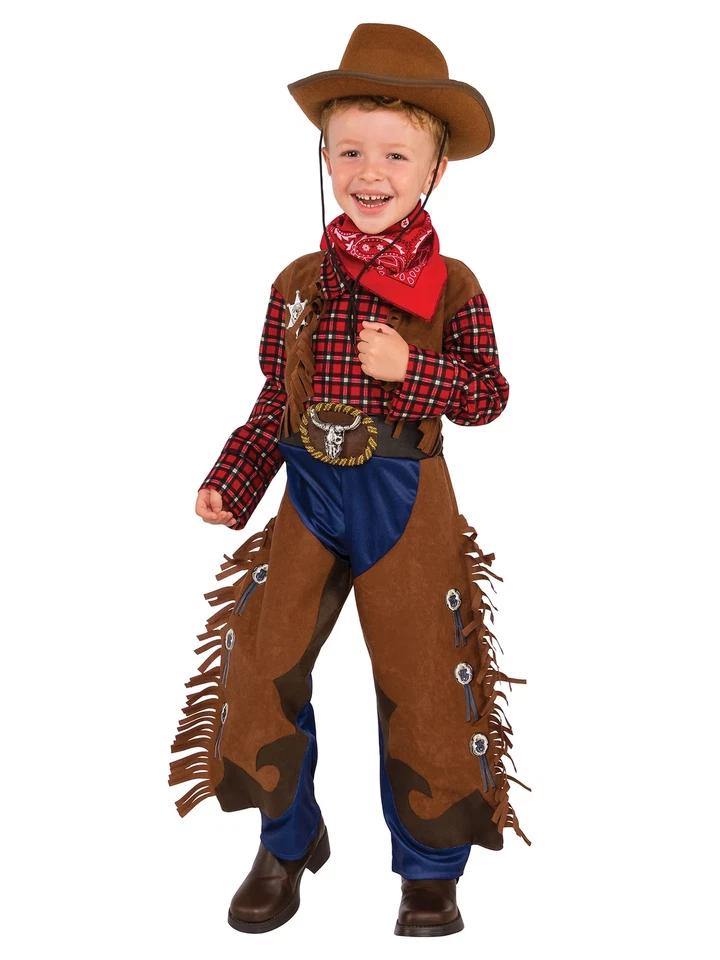 Fantasia Little Wrangler Meninos Cowboy Velho Oeste Fantasia Vestido Western Infantil - Imagem 1 de 1