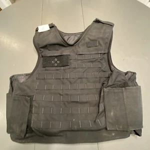 ABA Standard Armor Carrier Vest X-Large Tax Molle Black LCAC-LXAX1C - Picture 1 of 5