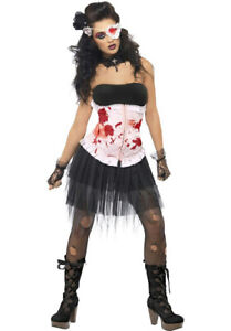 Smiffy's Womens Bleeding Beauty Gothic Adult Corset Tutu Costume Size Large
