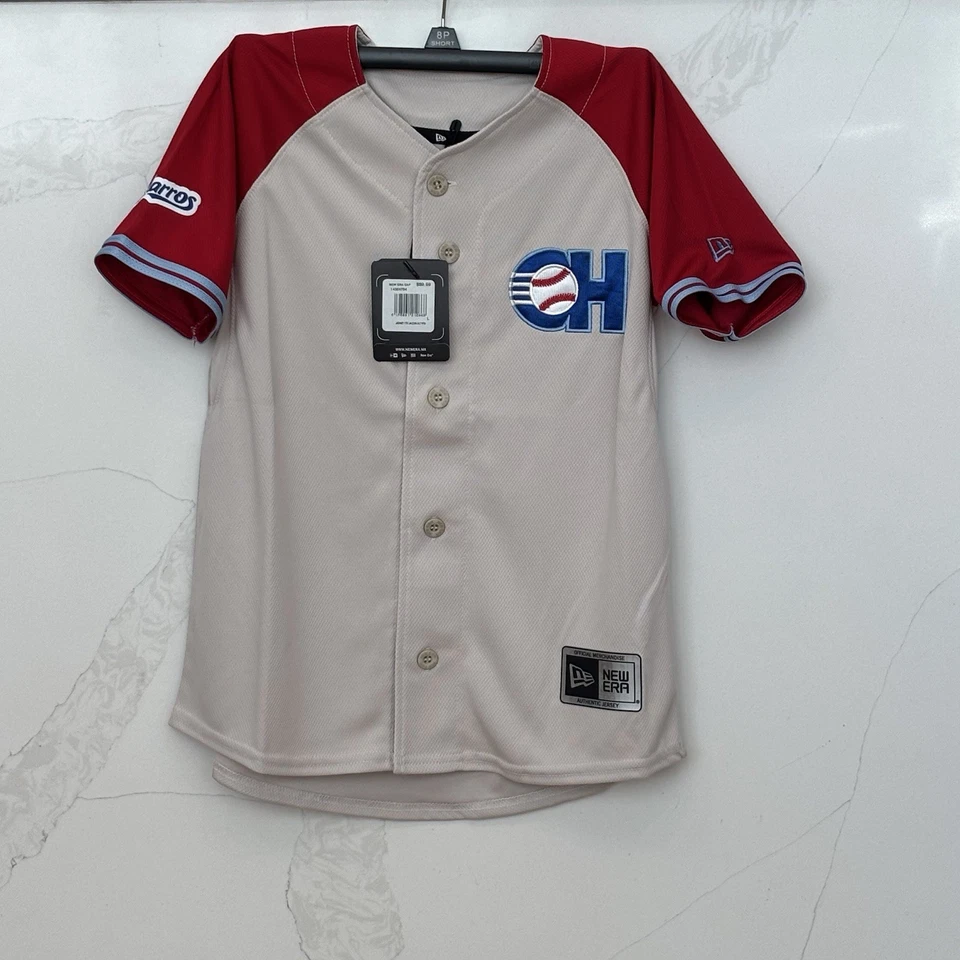 Camiseta New Era México Charros Jalisco Auténtica Alterna Juvenil L 10-11 Rojo Tostado Foto 1 de 3