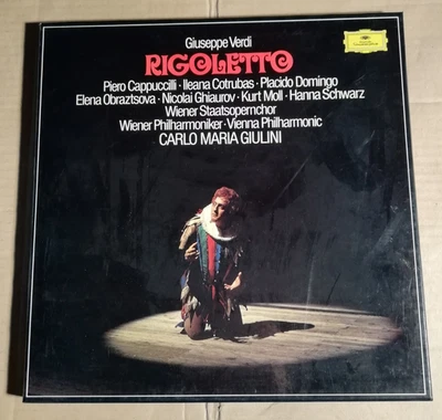 VERDI - RIGOLETTO - CAPPUCCILLI / COTRUBAS / DOMINGO / GIULINI  - 3-LP-BOX 1980 - Bild 1 von 3