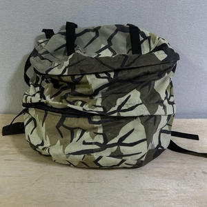 Vintage Predator Camo Ghost Gray Hunting Pack Backpack Fleece Tarantula - Picture 1 of 7
