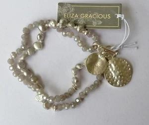 Echtes Perlenarmband Modernist Eliza Gracious Neu mit Etikett - Bild 1 von 11