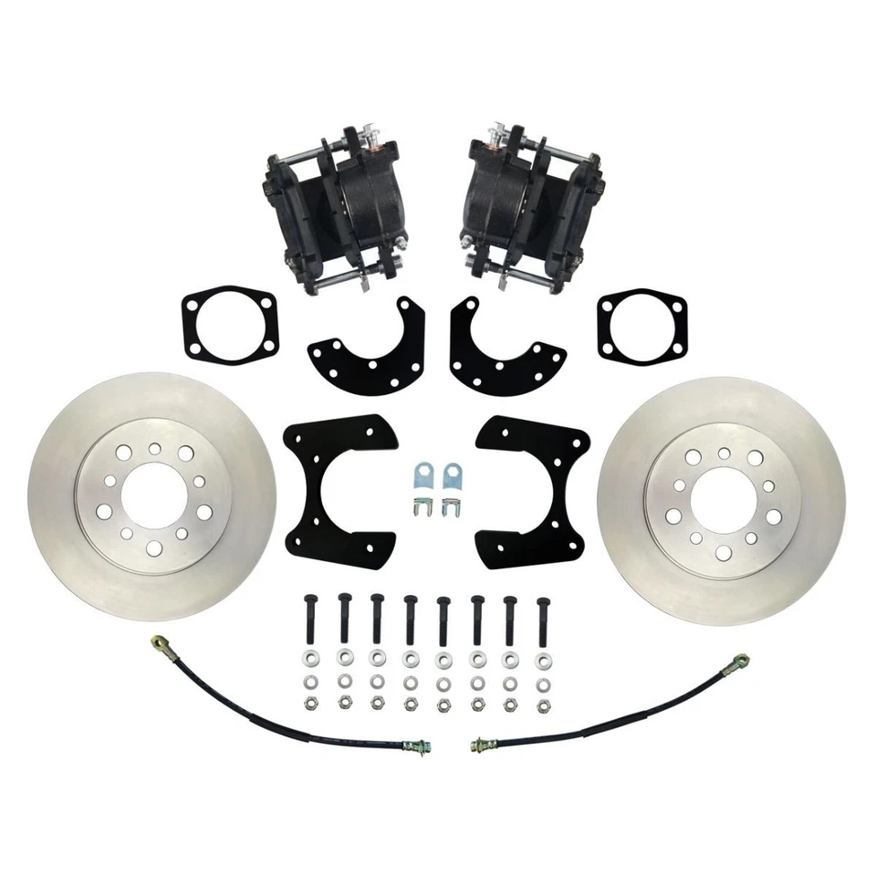 Eixo de rolamento pequeno Ford conversão de disco traseiro rotores padrão sem freio de estacionamento - Imagem 1 de 4