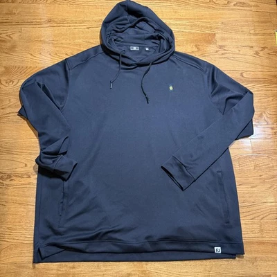 FootJoy Hoodie Mens 2XL Navy Golf Pineapple 1916 Logo Pullover Performance - Image 1 of 4