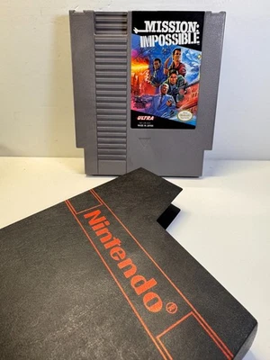 Mission: Impossible (Nintendo NES, 1990) Authentic. Tested. GREAT LABELS - Image 1 of 4