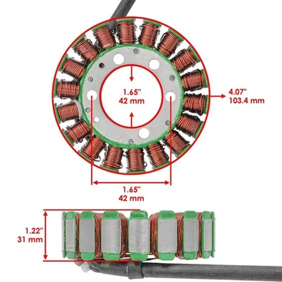 Stator For Yamaha Rs Vector Mountain RS90Ms Se/Rs Vector Mountain RS90M 2005-07 - Image 1 of 4