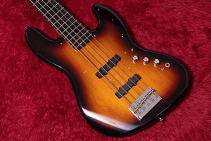 Squier Deluxe Jazz Bass V Passive mod usato 2010 corpo in frassino manico in ... - Foto 1 di 12