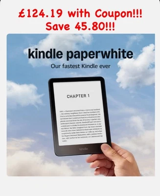 Amazon Kindle Paperwhite 7' 16GB 12th Gen Newest Version Without Ads Black - Image 1 of 4
