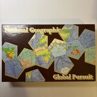 Juego de mesa vintage National Geographic Global Pursuit 1987 COMPLETO Y precioso Foto 1 de 4