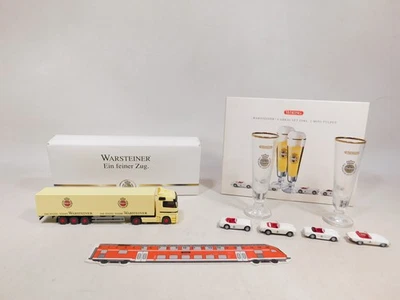 2X Wiking H0 1:87 Set Warsteiner 990 11 60 Cabrio Tulpen MB Mint Box #DW710-1 - Image 1 of 4