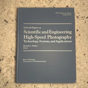 Scientific & Engineering High-Speed Photography, Paisley (LANL) HC 1995 - Picture 1 of 24