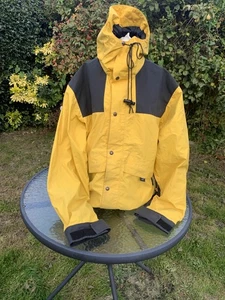 Vintage The North Face Mountain Jacket Gore-Tex Yellow Black Men’s XL - Picture 1 of 19