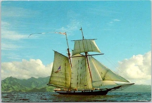 Pride of Baltimore Clipper Ship Vintage Postcard Sailing Ship - Picture 1 of 2