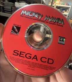 Sega CD Mickey Mania Disc Only Tested Working