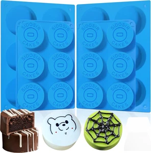 Set Stampi per Cakepuck Originali, Stampi per Cake Puck Stampo in Silicone per Coperto di Cioccolato, - Foto 1 di 12