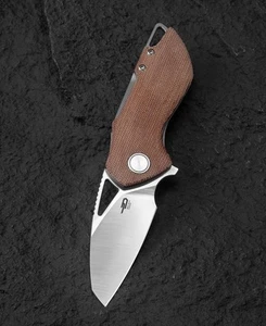 Bestech Knives Riverstone Folding Knife 2.5" 154CM Steel Blade Micarta - BL03E - Picture 1 of 1