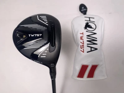 Honma TW757 5 Fairway Wood 18* Vizard TW757 50g Stiff Graphite Mens RH HC - Image 1 of 4