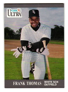 1991 Fleer Ultra #85 Frank Thomas Chicago White Sox Baseballkarte - Bild 1 von 2