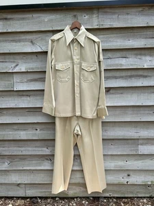 Rare 1970s McGregor Saturday N Sunday Safari Suit Vintage Menswear Tags On 44 - Picture 1 of 8
