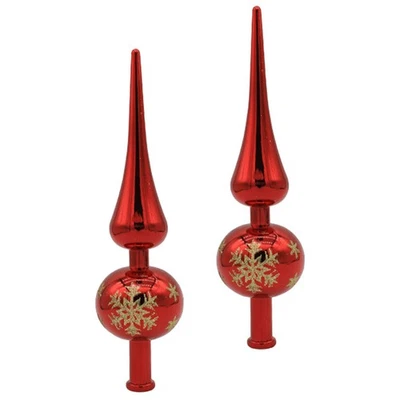  2 Pcs Puntale Per Albero Di Natale Decorazioni Vintage Con Stella - Immagine 1 di 4