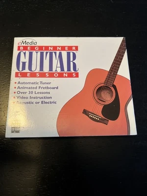 Beginner Guitar Lessons (eMedia, 2005) SEALED - Image 1 of 2