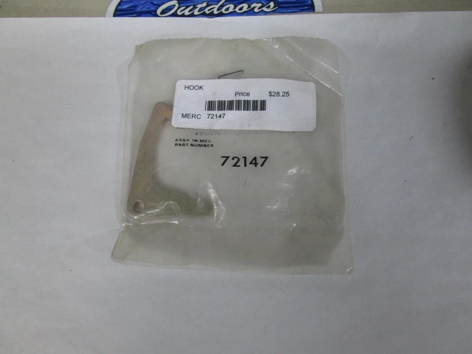 NOS Mercury Quicksilver OEM Hook 72147 - Image 1 of 1