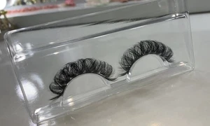 Reusable D Curl Russian Hybrid Mink Strip Eyelashes 14 -17mm - Picture 1 of 13