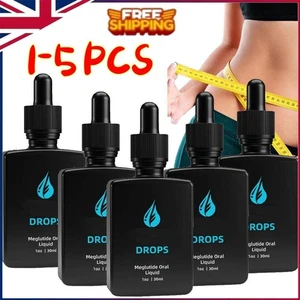 Liquido orale brucia grassi meglutide 1-5 pezzi - gocce per uso alimentare - 30 ml/bottiglia NUOVO - Foto 1 di 18