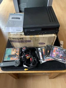 Seltener Philips CD-i 470 Player verpackt mit Spielen/Filmen und Fernbedienung funktioniert super Co - Bild 1 von 18