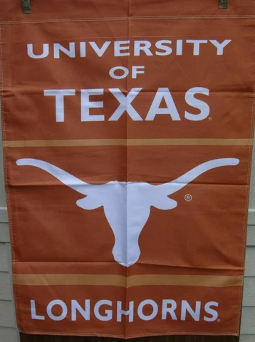 Texas Longhorns DOUBLE SIDED 28 x 40 BANNER ! FREE SHIPPING ! FAST SHIPPING ! Cover