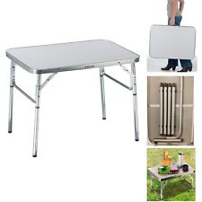 2.5ft Aluminium Portable Adjustable Folding Table Camping Outdoor Picnic Party 
