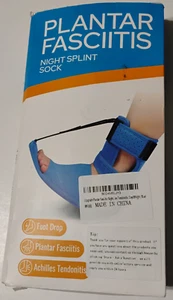 Plantar Fasciitis Night Splint Sock Adjustable Foot Drop Brace Support Toe Pain - Picture 1 of 7
