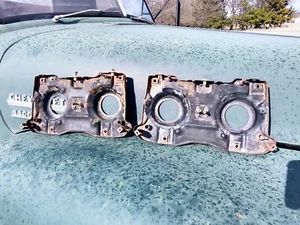 PAIR OF  1968 Oldsmobile Ninety Eight  98  Eighty Eight 88 Headlight Mounts  OEM - Picture 1 of 6