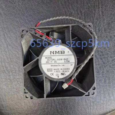 NMB-MAT 3615RL-05W-B40 9038 92*92*38mm 24V 0.73A 2PIN  Case Cooling Fan - Image 1 of 2