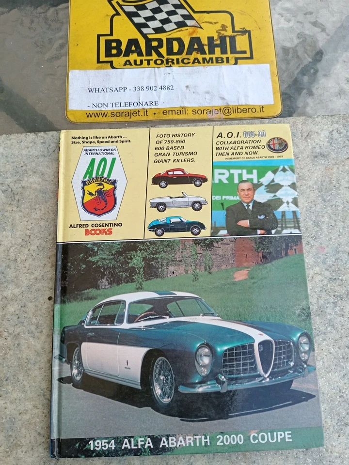 1954 Alfa Abarth 2000 coupè- libro inglese Foto 1 de 1