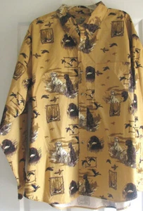 Mens Lab bird dog hunting long sleeve shirt 2XL casual long sleeve Field Tested - Picture 1 of 3