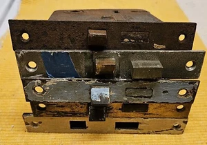 4 Antique Sargent Easy-Spring Door Mortise Lock Lockset 1 AHC 1 unmarked 1 empty - Picture 1 of 13