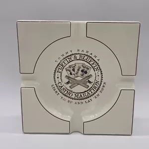 Rare 9.25 By 9.25 Tommy Bahama Puffin & Bluffin Cigar Ashtray Ceramic 2008 - Picture 1 of 21