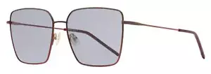 Hugo Boss Square Sunglasses B1333S 7W5IR Burgundy Gradient 59mm - Picture 1 of 2