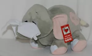 GANZ Marca H13402 Gris Rosa Color Get Well Ellie Elephant Con Tela - Imagen 1 de 12