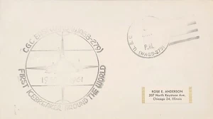 USCGC EASTWIND: FIRST ICEBREAKER AROUND THE WORLD; Cacheted Cover 1961 - Picture 1 of 1