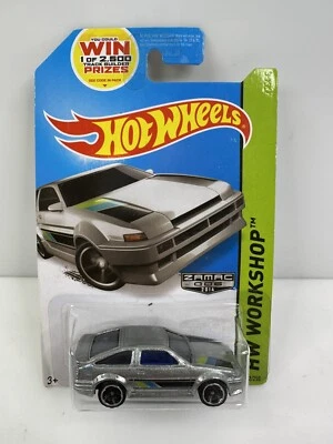 Toyota AE-86 Corolla metal crudo Hot Wheels HW Workshop difícil de encontrar Foto 1 de 3