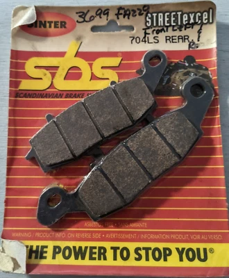 SBS Brake Pads 704LS (EBC FA229) Suzuki DL650 SV650 TU250 VL1500 Kaw EX650 - Image 1 of 2