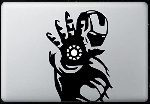 Calcomanía adhesiva de vinilo Ironman para MacBook Air Pro Mac 11" 13" 15" y auto Foto 1 de 1