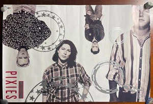 Vintage PIXIES Band Photo Poster Bossanova Kevin Westenberg 1990 Promo Only 4AD - Picture 1 of 10