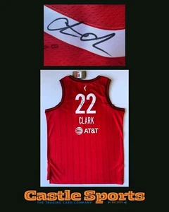 Caitlin Clark Signed AUTHENTIC NIKE REBEL VICTORY RED JERSEY AUTO JSA LOA Fever - Picture 1 of 10